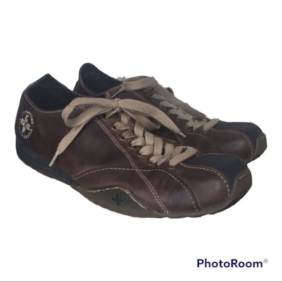 Dr. Martens Men's Size 9 Brown Leather Air
Cushion Lace Up Casual Sneakers - Picture 1 of 13